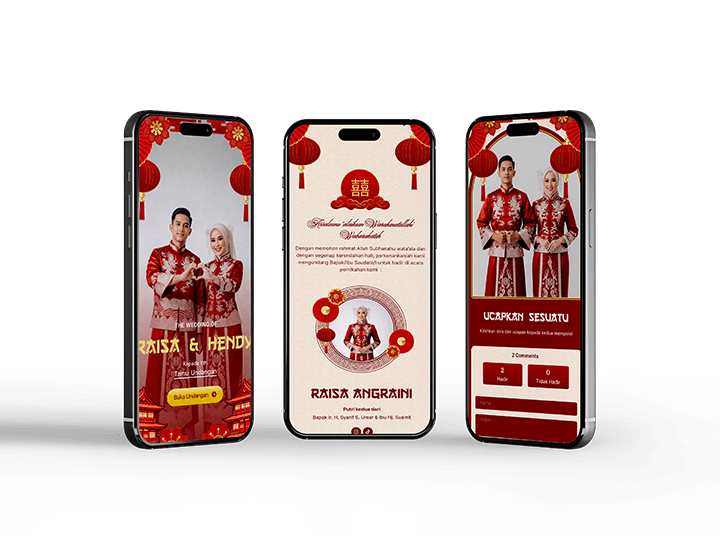 Template Wedding Chinese Series