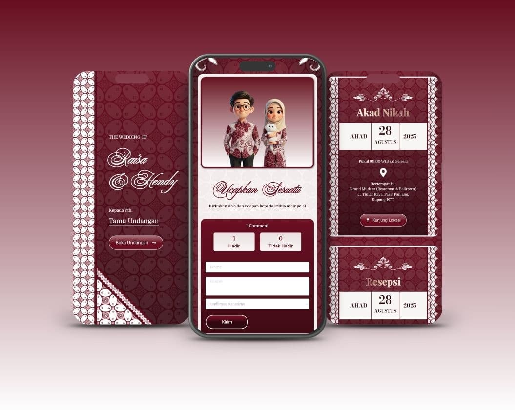 Template Undangan Pernikahan Batik Series - Slide 4