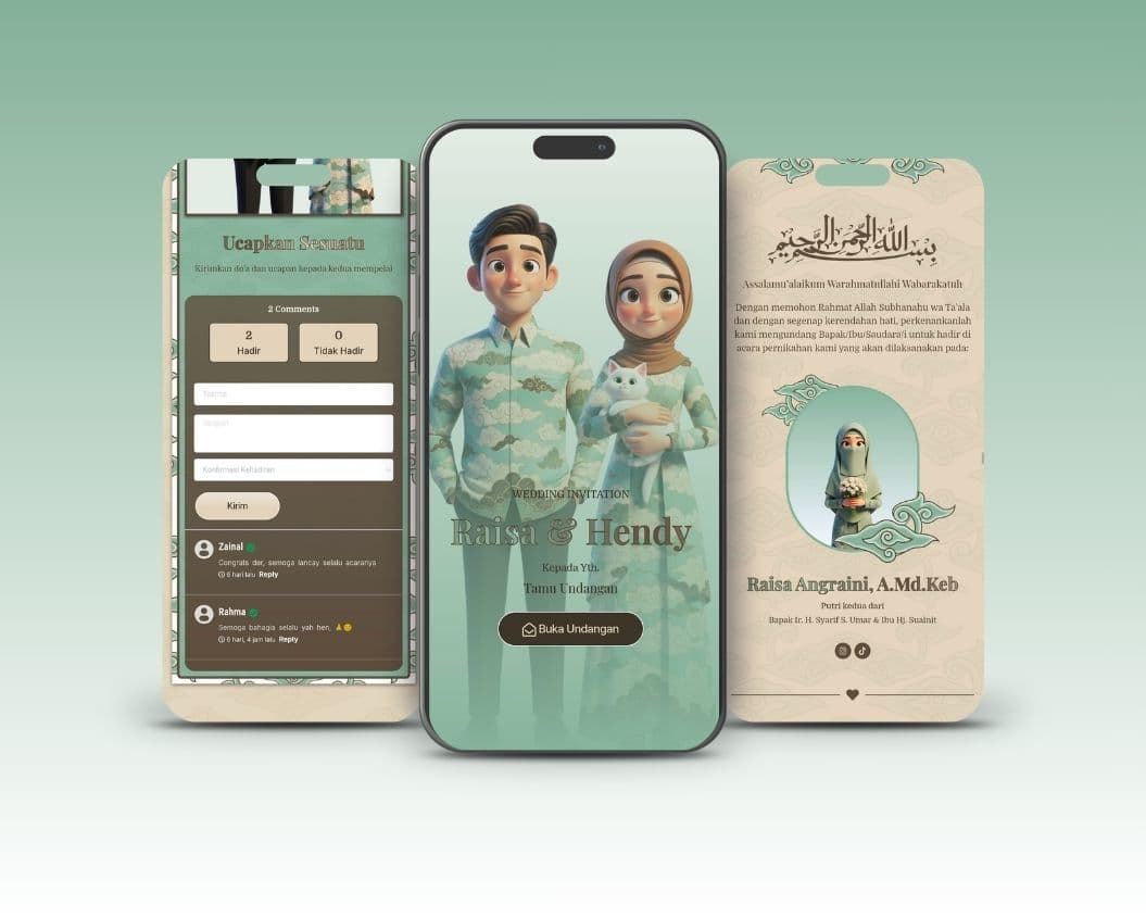 Template Wedding Tema Batik Megamendung Series - Slide 2