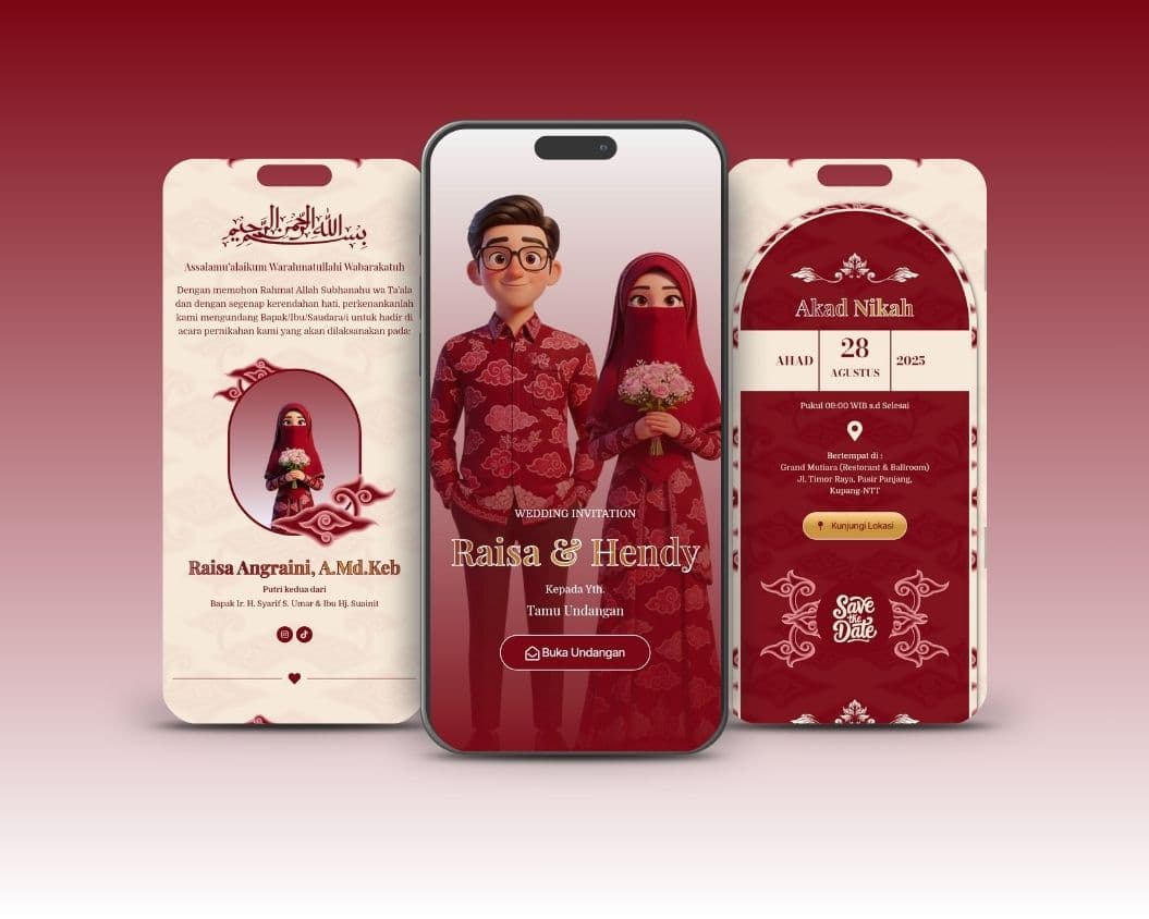 Template Wedding Tema Batik Megamendung Series - Slide 4