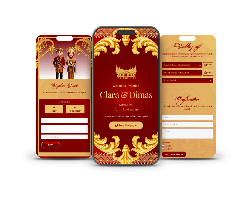 Template Undangan Adat Minang Series