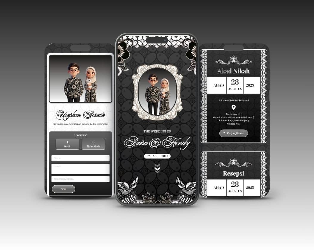 Template Undangan Pernikahan Batik Series - Slide 1