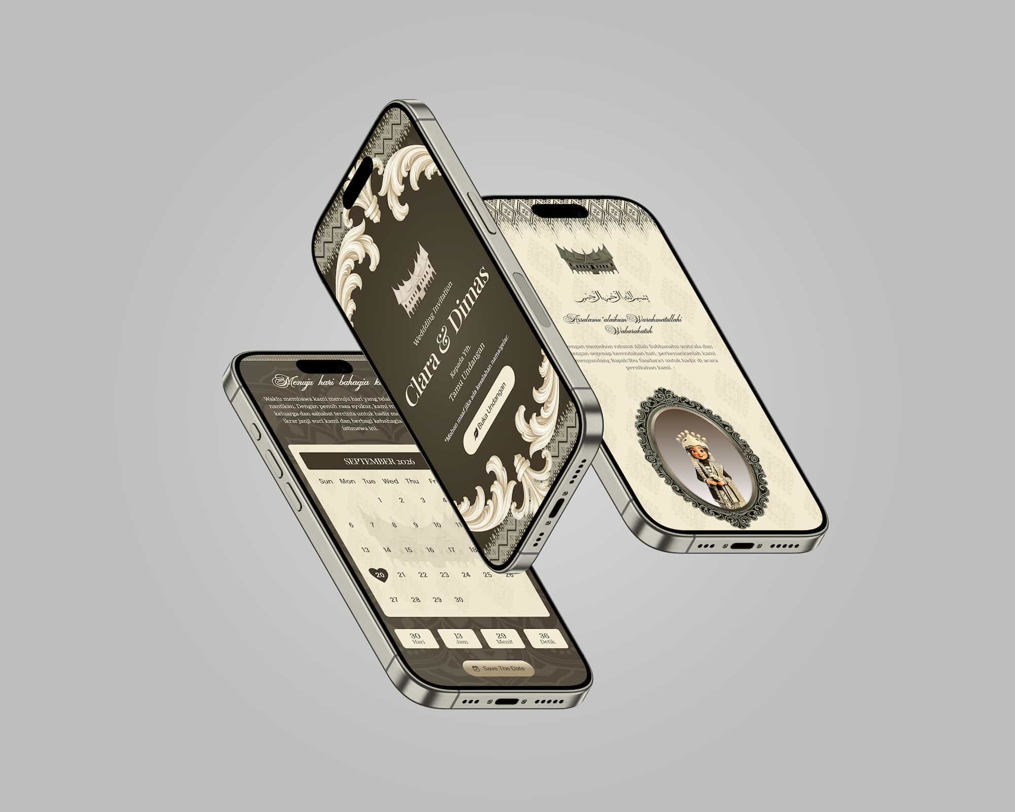 Template Wedding Tema Minang Series - Slide 1